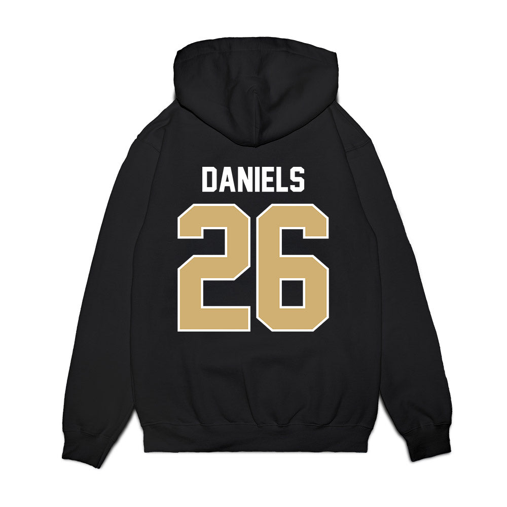 Vanderbilt - NCAA Football : Cayden Daniels - Vintage Helmet Premium Hooded Sweatshirt-1