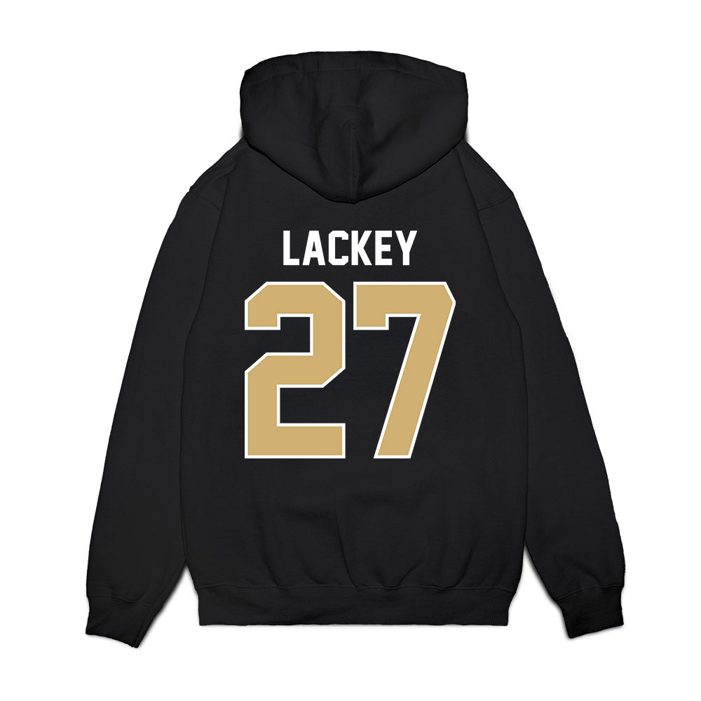 Vanderbilt - NCAA Football : Jaylin Lackey - Vintage Helmet Premium Hooded Sweatshirt-1