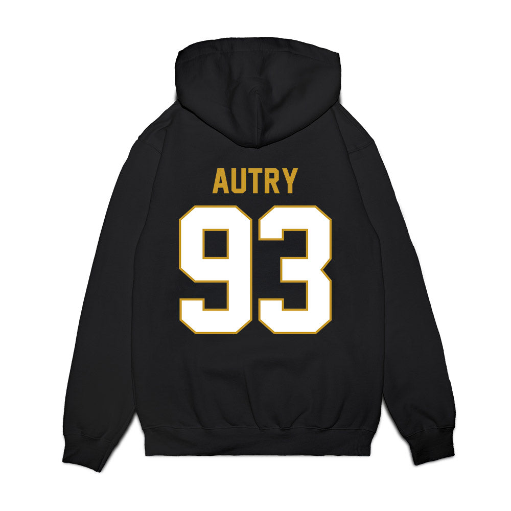Notre Dame - NCAA Football : Quentin Autry - Vintage Helmet Premium Hooded Sweatshirt-1