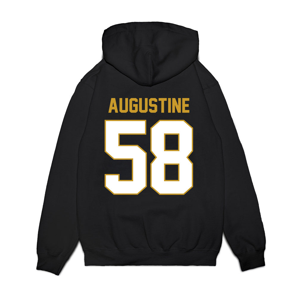 Notre Dame - NCAA Football : Matty Augustine - Vintage Helmet Premium Hooded Sweatshirt-1