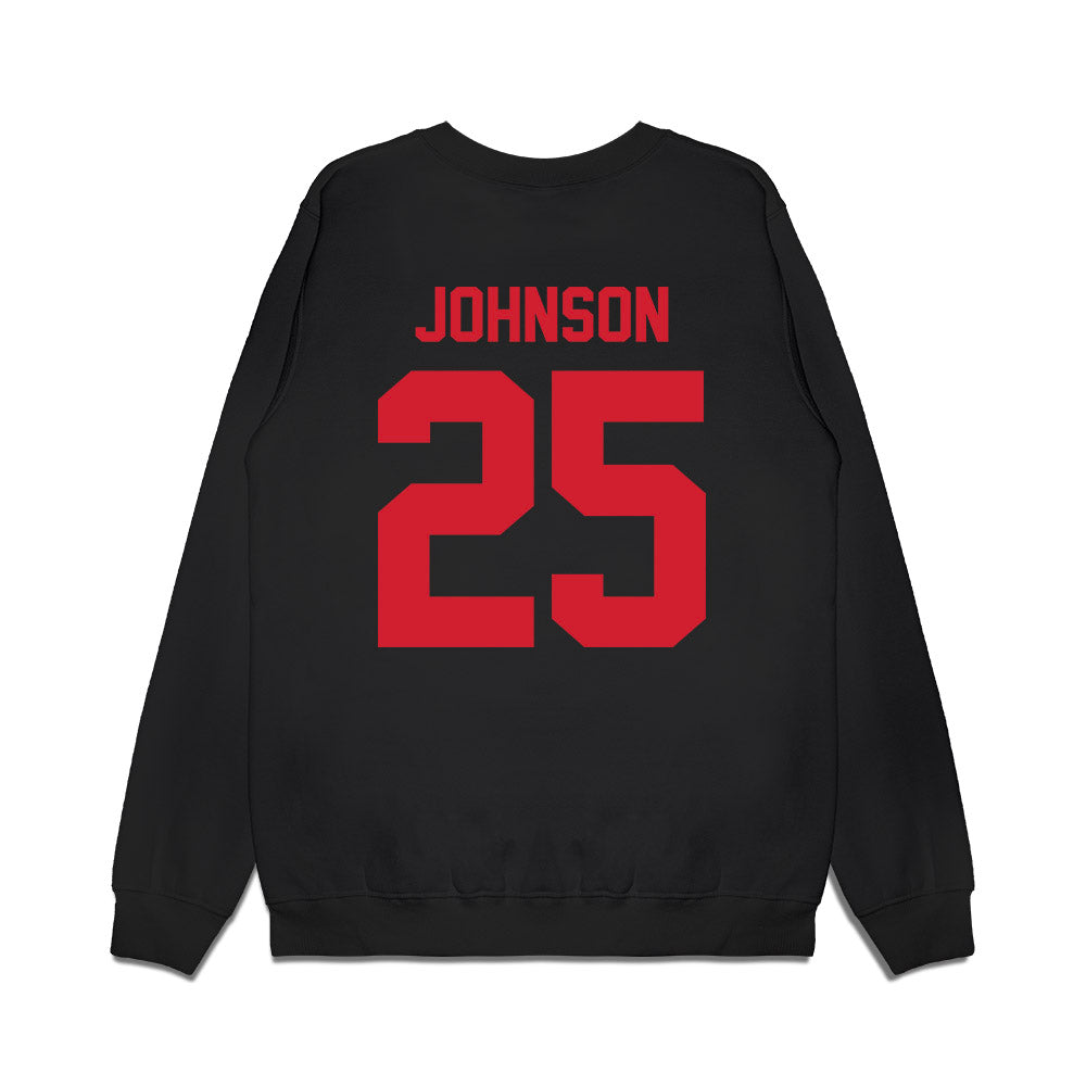 NC State - NCAA Football : Darius Johnson - Vintage Helmet Premium Crewneck Sweatshirt-1