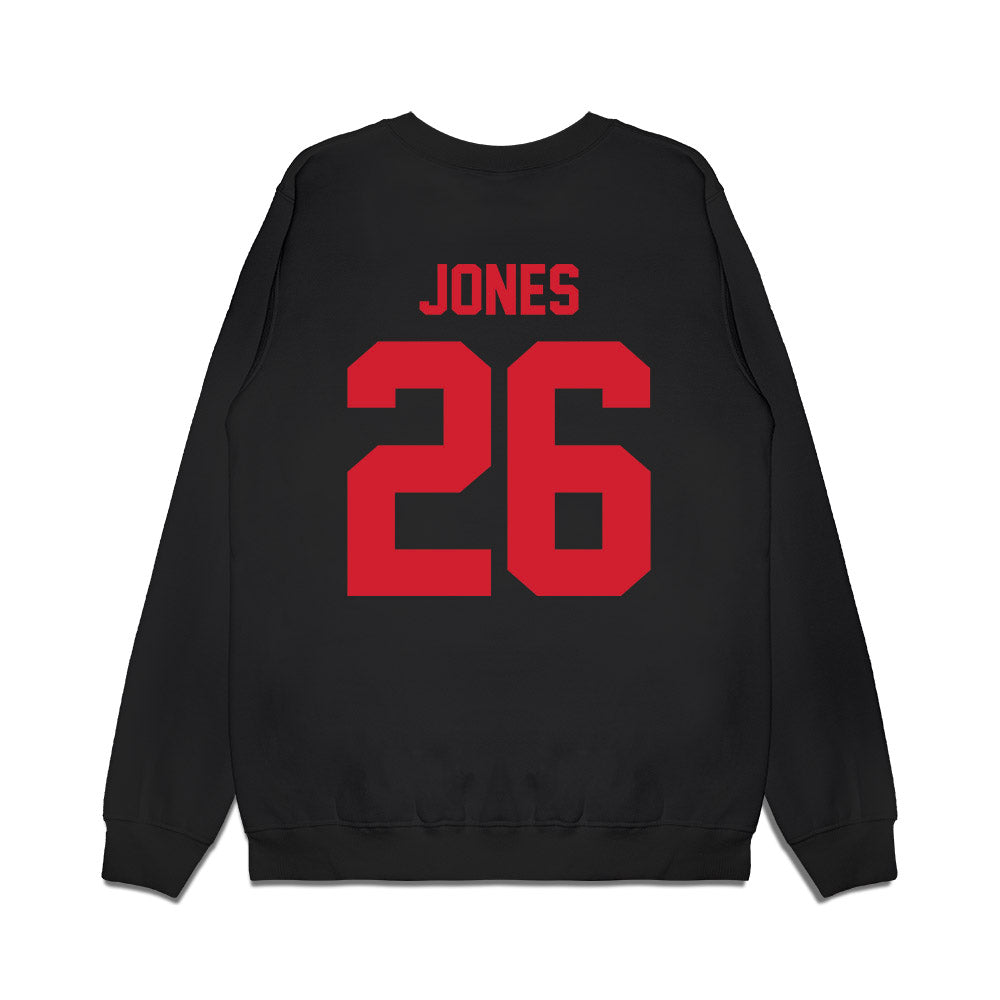 NC State - NCAA Football : Isiah Jones - Vintage Helmet Premium Crewneck Sweatshirt-1