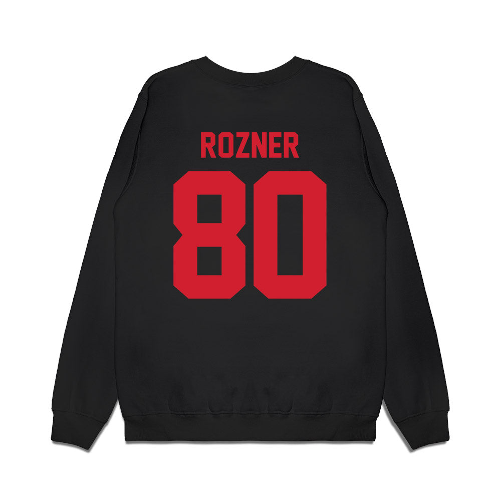 NC State - NCAA Football : Bradley Rozner - Vintage Helmet Premium Crewneck Sweatshirt-1