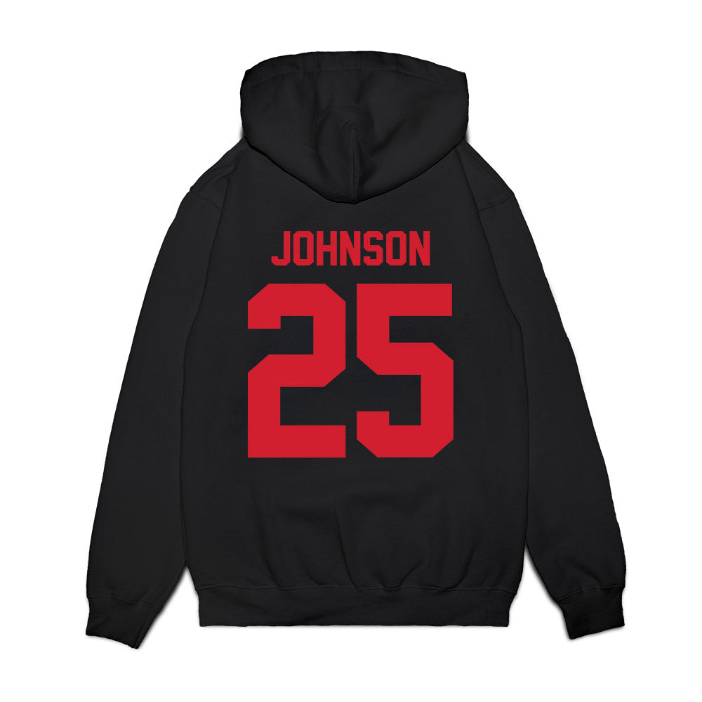 NC State - NCAA Football : Darius Johnson - Vintage Helmet Premium Hooded Sweatshirt-1