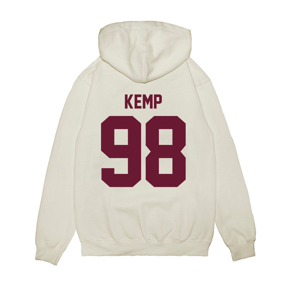 Minnesota - NCAA Football : David Kemp - Vintage Helmet Premium Hooded Sweatshirt-1