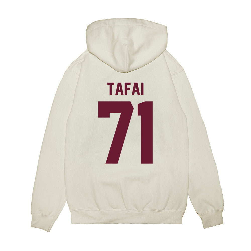 Minnesota - NCAA Football : Kahlee Tafai - Vintage Helmet Premium Hooded Sweatshirt-1