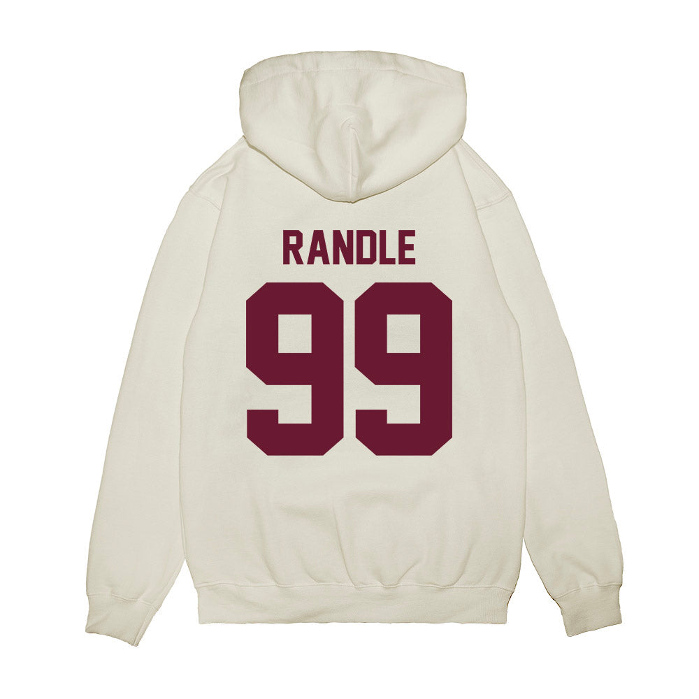 Minnesota - NCAA Football : Theorin Randle - Vintage Helmet Premium Hooded Sweatshirt-1