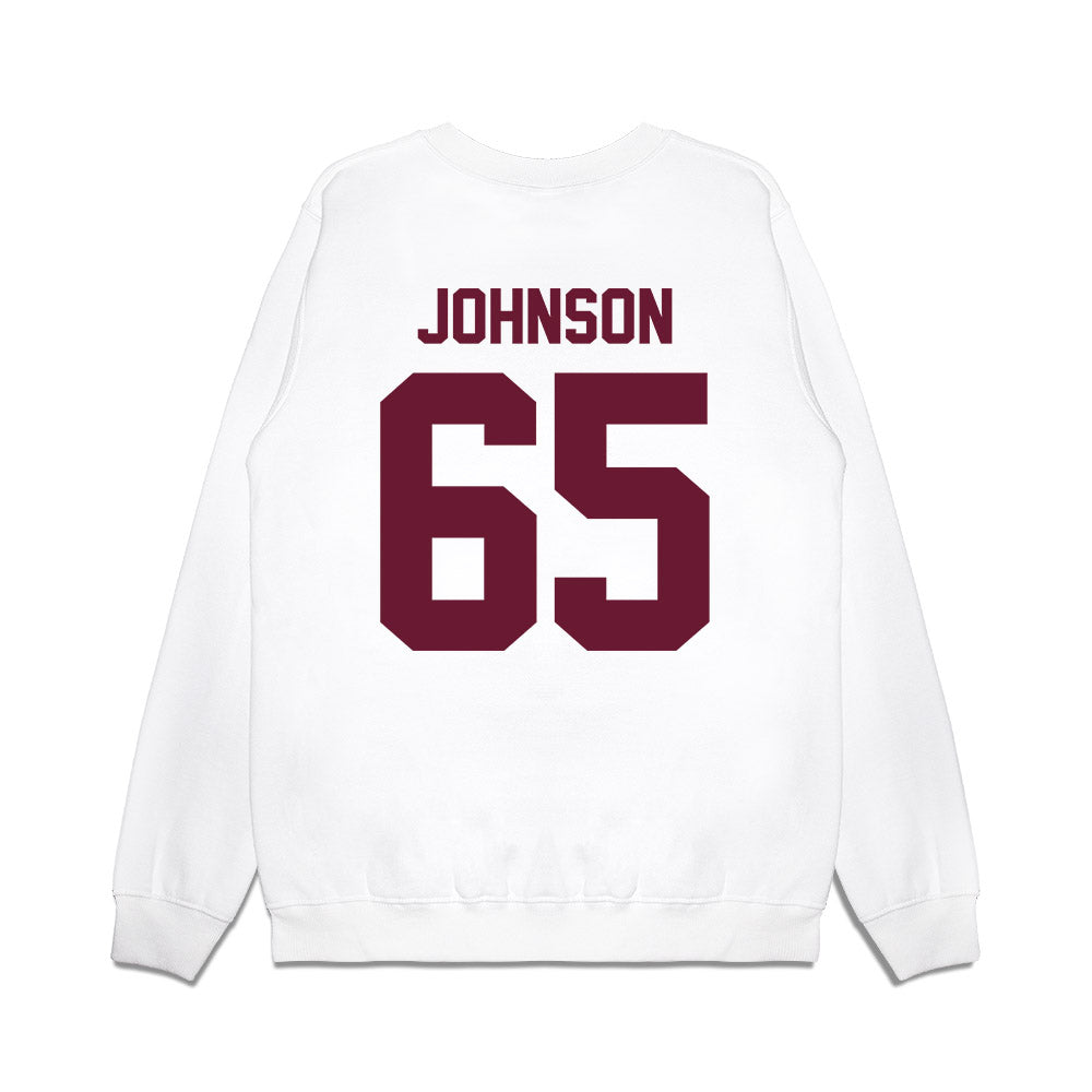 Minnesota - NCAA Football : Greg Johnson - Vintage Helmet Premium Crewneck Sweatshirt-1