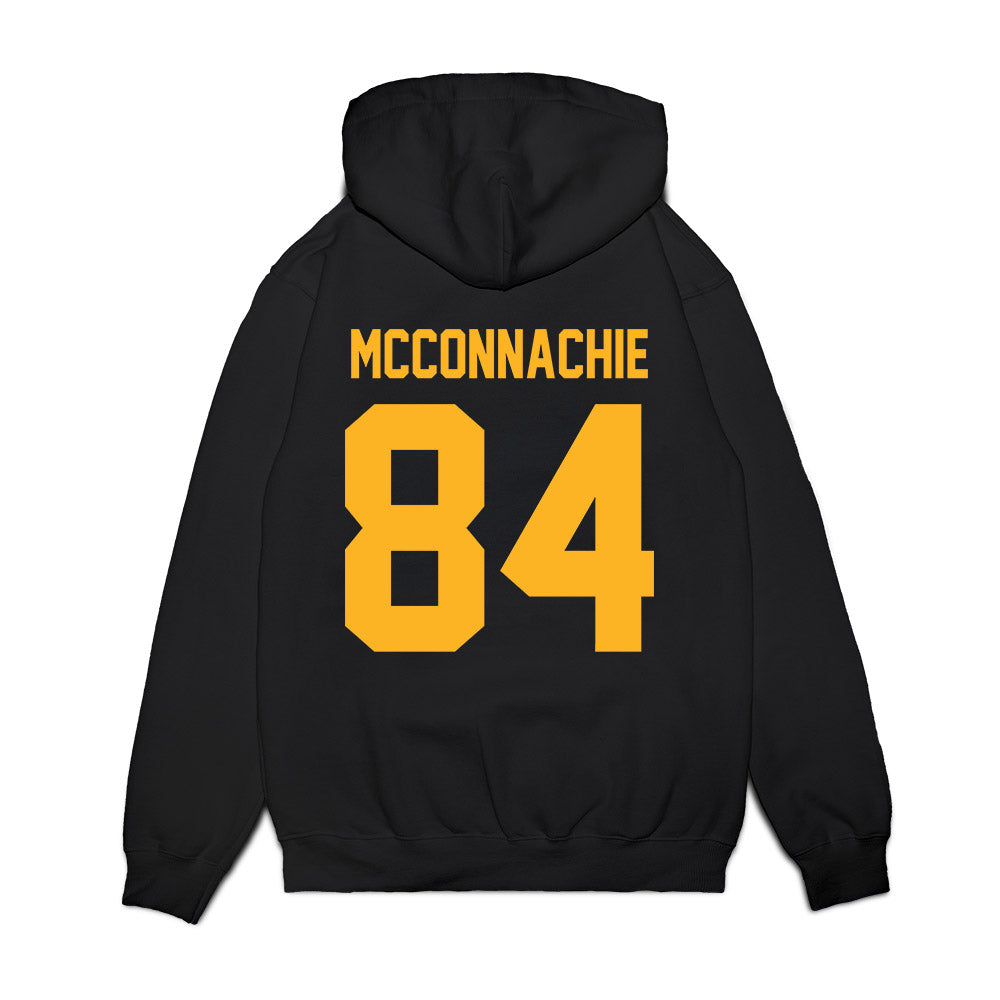 Pittsburgh - NCAA Football : Jake McConnachie - Vintage Helmet Premium Hooded Sweatshirt-1