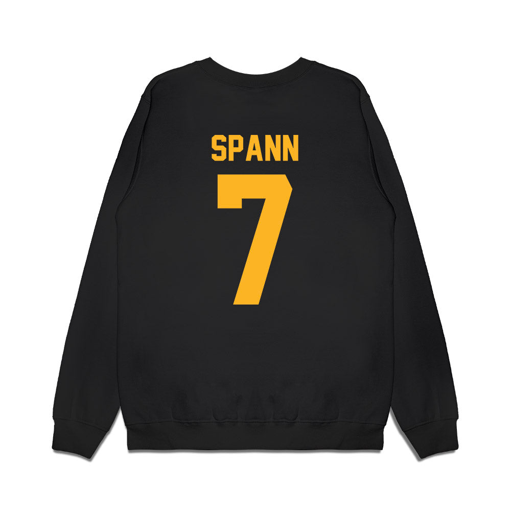 Pittsburgh - NCAA Football : Deuce Spann - Vintage Helmet Premium Crewneck Sweatshirt-1