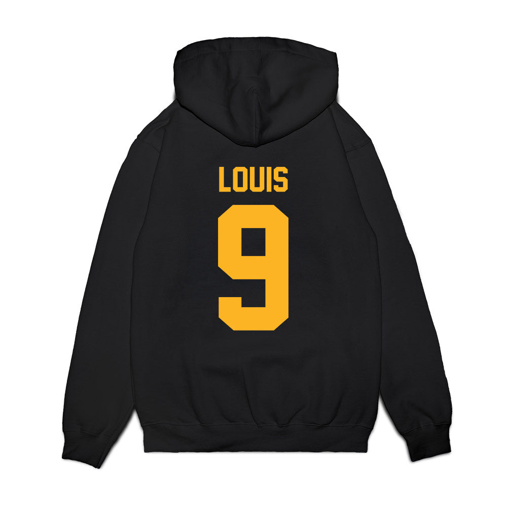Pittsburgh - NCAA Football : Kyle Louis - Vintage Helmet Premium Hooded Sweatshirt-1