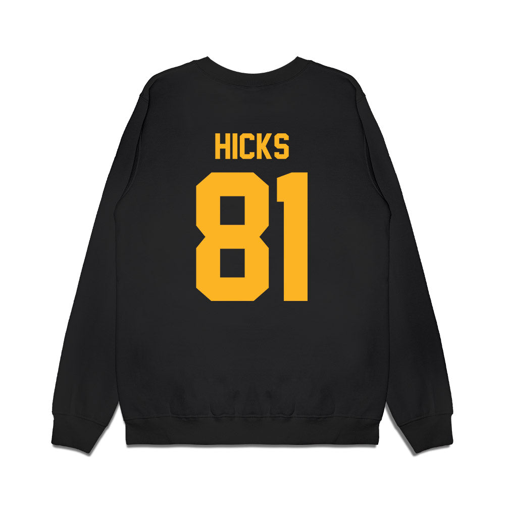 Pittsburgh - NCAA Football : Cataurus Hicks - Vintage Helmet Premium Crewneck Sweatshirt-1