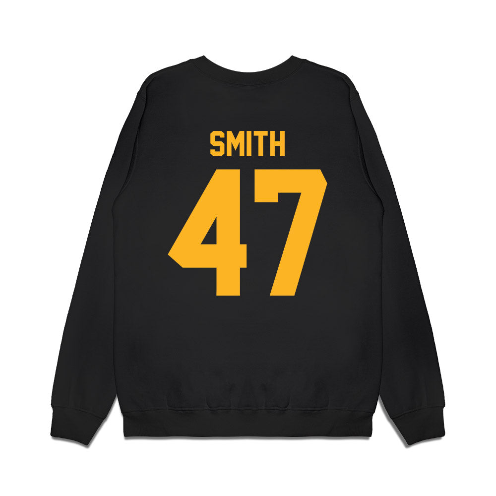 Pittsburgh - NCAA Football : Caden Smith - Vintage Helmet Premium Crewneck Sweatshirt-1