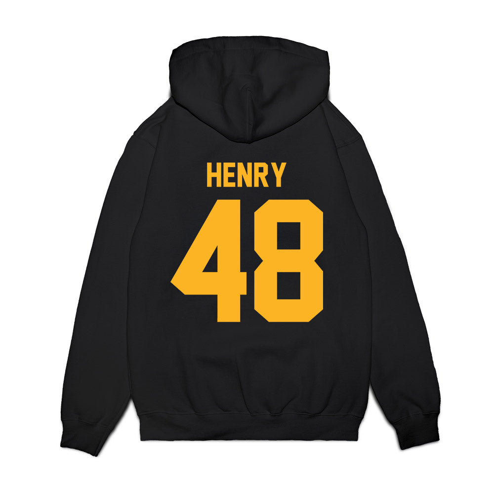 Pittsburgh - NCAA Football : Jakson Henry - Vintage Helmet Premium Hooded Sweatshirt-1