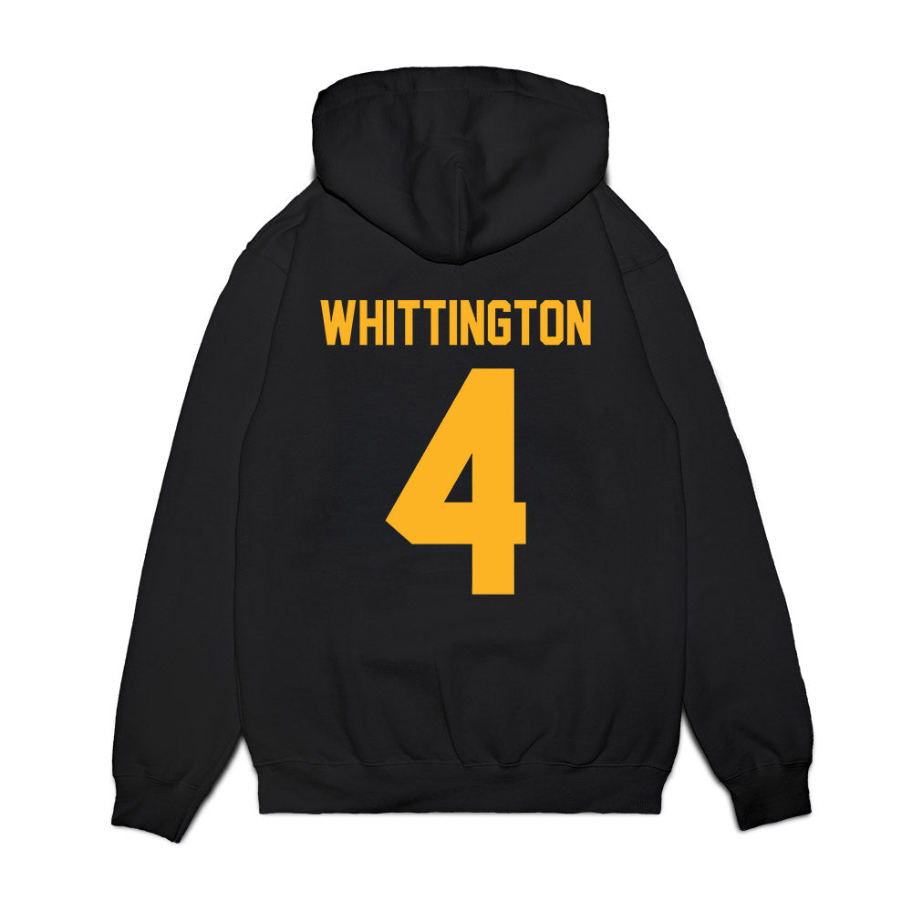 Pittsburgh - NCAA Football : Jahsear Whittington - Vintage Helmet Premium Hooded Sweatshirt-1