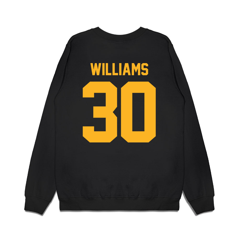 Pittsburgh - NCAA Football : Caleb Williams - Vintage Helmet Premium Crewneck Sweatshirt-1