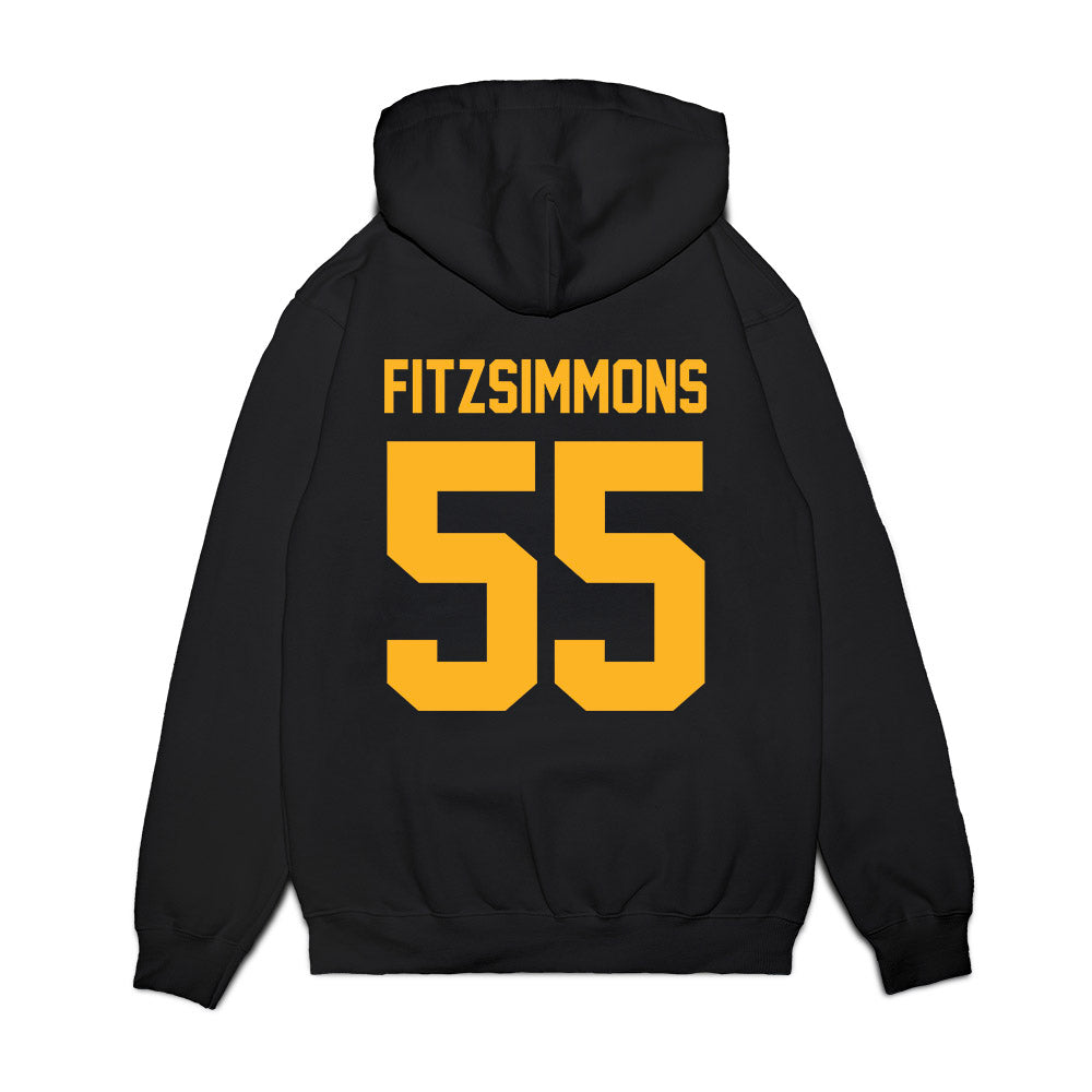 Pittsburgh - NCAA Football : Sean FitzSimmons - Vintage Helmet Premium Hooded Sweatshirt-1