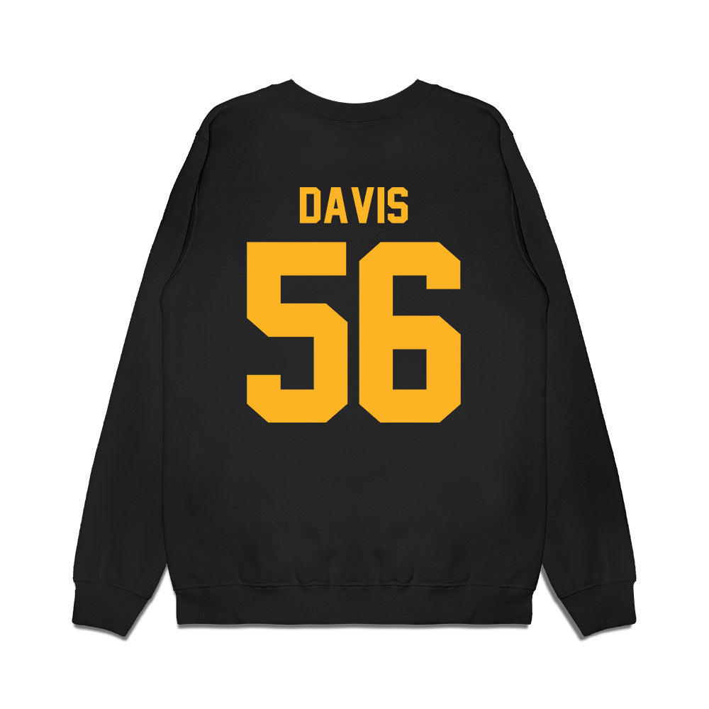 Pittsburgh - NCAA Football : Keylen Davis - Vintage Helmet Premium Crewneck Sweatshirt-1