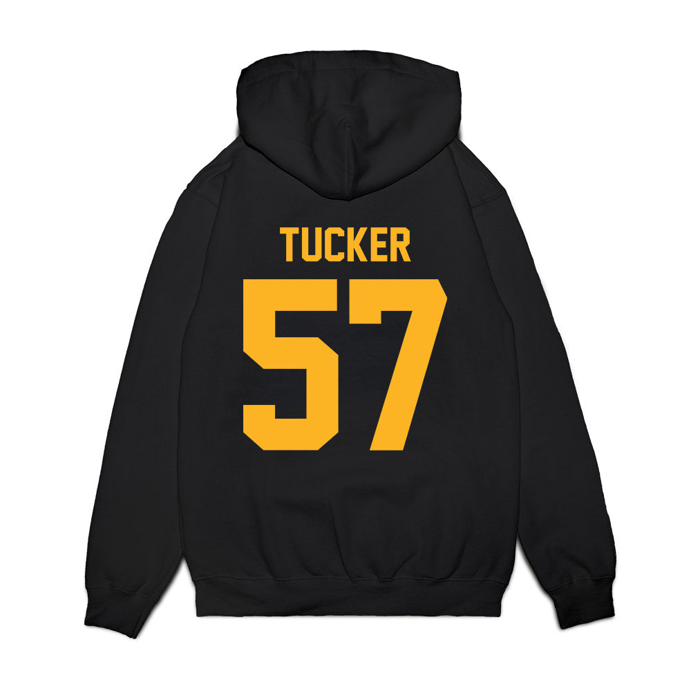 Baylor - NCAA Football : Wes Tucker - Vintage Helmet Premium Hooded Sweatshirt-1