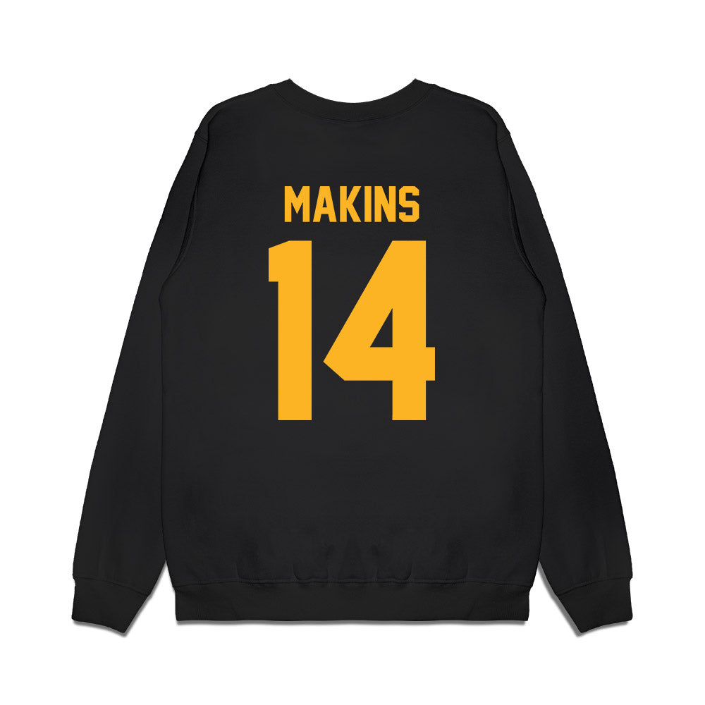 Baylor - NCAA Football : Kj Makins - Vintage Helmet Premium Crewneck Sweatshirt-1