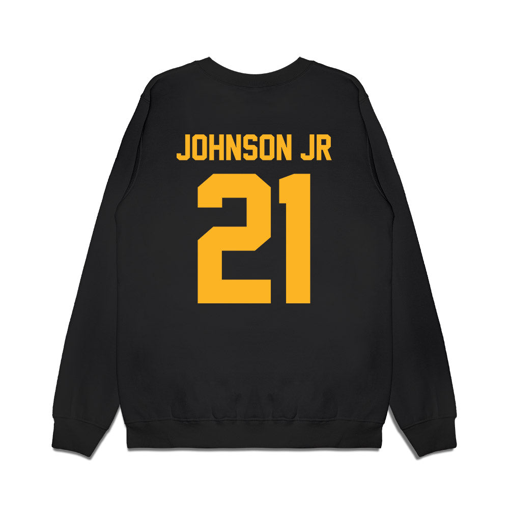 Baylor - NCAA Football : Michael Johnson Jr - Vintage Helmet Premium Crewneck Sweatshirt-1