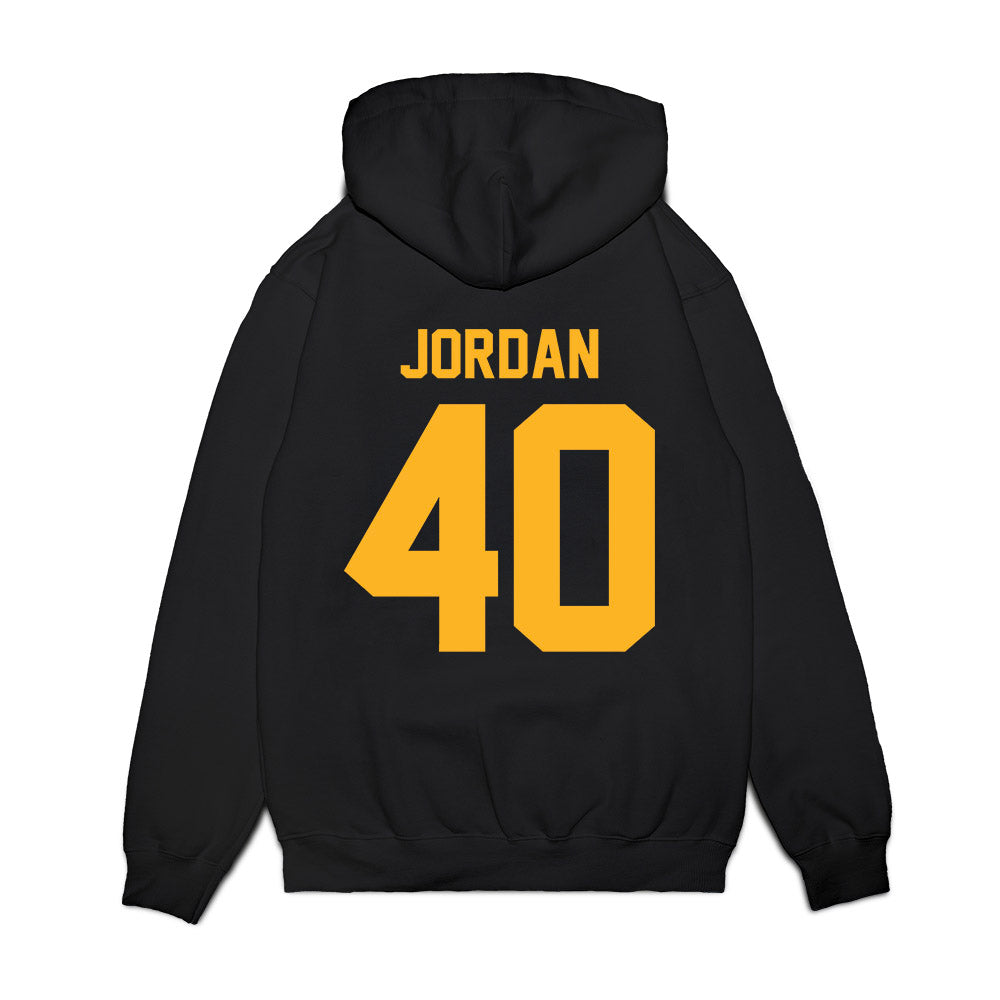 Baylor - NCAA Football : Kyler Jordan - Vintage Helmet Premium Hooded Sweatshirt-1