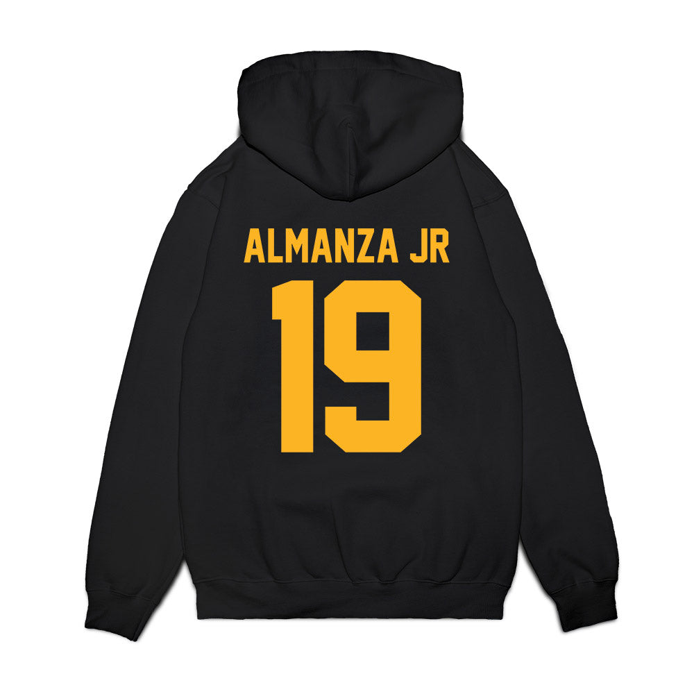 Baylor - NCAA Football : Leo Almanza Jr - Vintage Helmet Premium Hooded Sweatshirt-1
