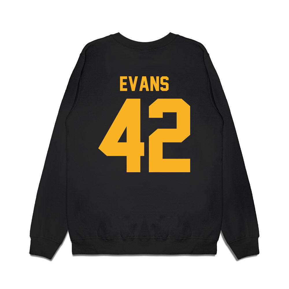 Baylor - NCAA Football : Jeremy Evans - Vintage Helmet Premium Crewneck Sweatshirt-1