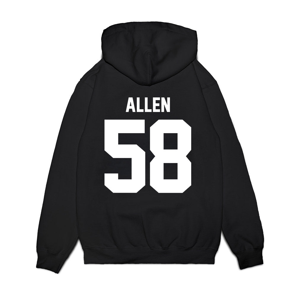 Texas Tech - NCAA Football : Tanner Allen - Vintage Helmet Premium Hooded Sweatshirt-1