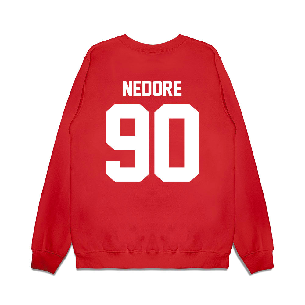 Texas Tech - NCAA Football : Ansel Nedore - Vintage Helmet Premium Crewneck Sweatshirt-1