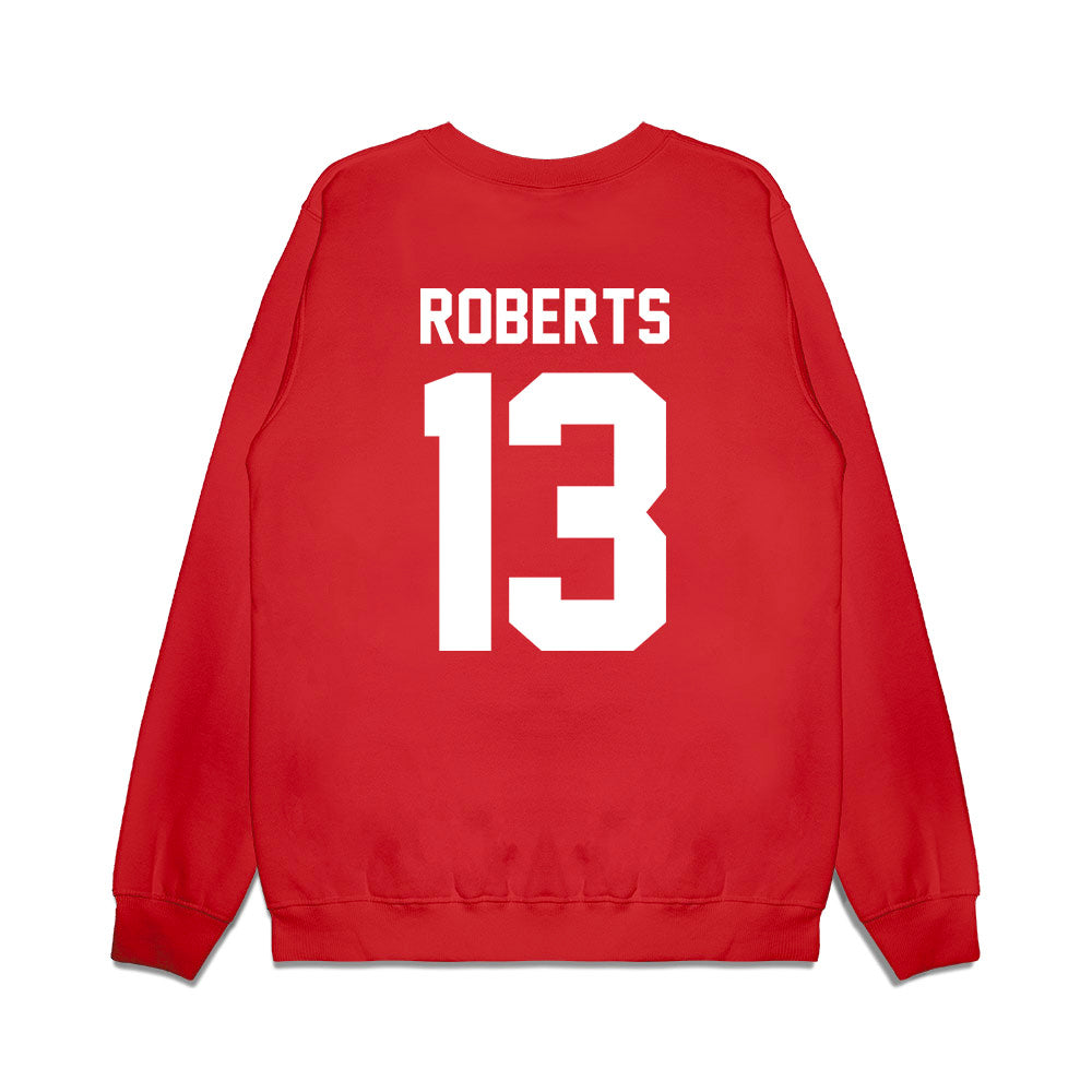 Texas Tech - NCAA Football : Ben Roberts - Vintage Helmet Premium Crewneck Sweatshirt-1