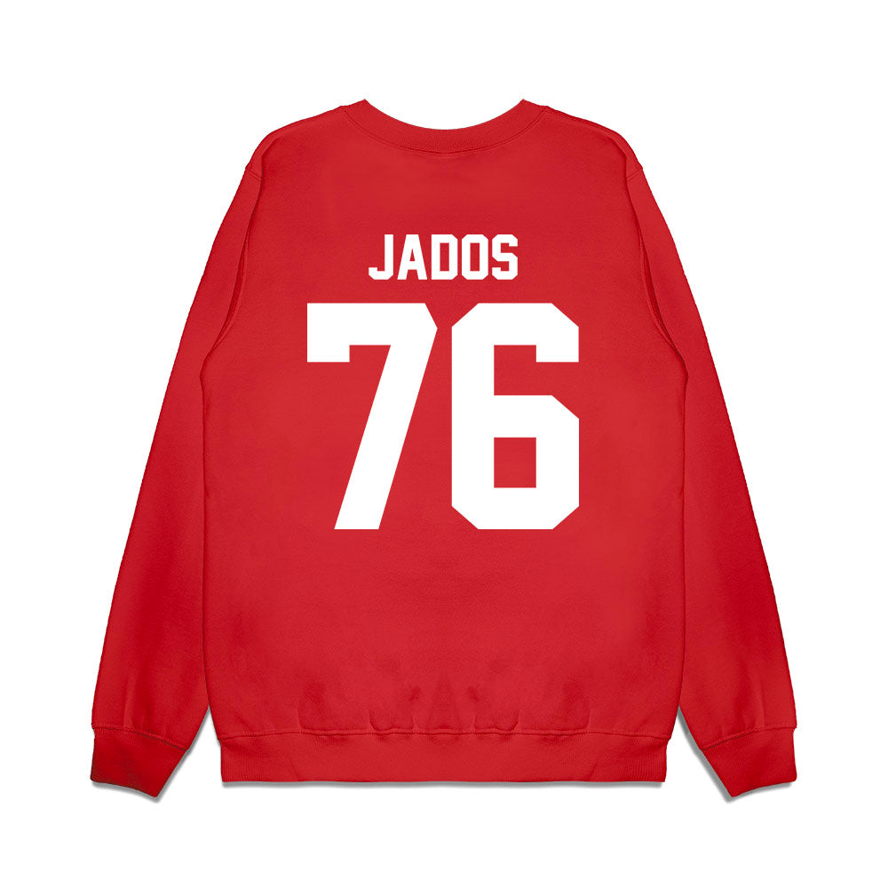 Texas Tech - NCAA Football : Will Jados - Vintage Helmet Premium Crewneck Sweatshirt-1