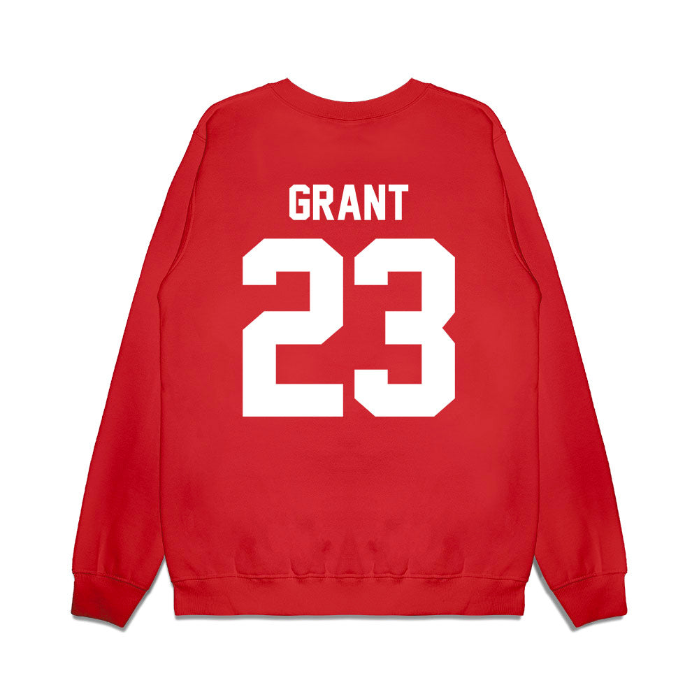 Texas Tech - NCAA Football : Tarrion Grant - Vintage Helmet Premium Crewneck Sweatshirt-1