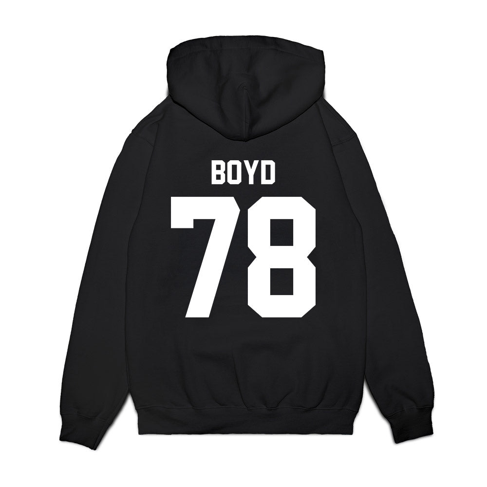 Northwestern - NCAA Football : Trey Boyd - Vintage Football Premium Hooded Sweatshirt-1