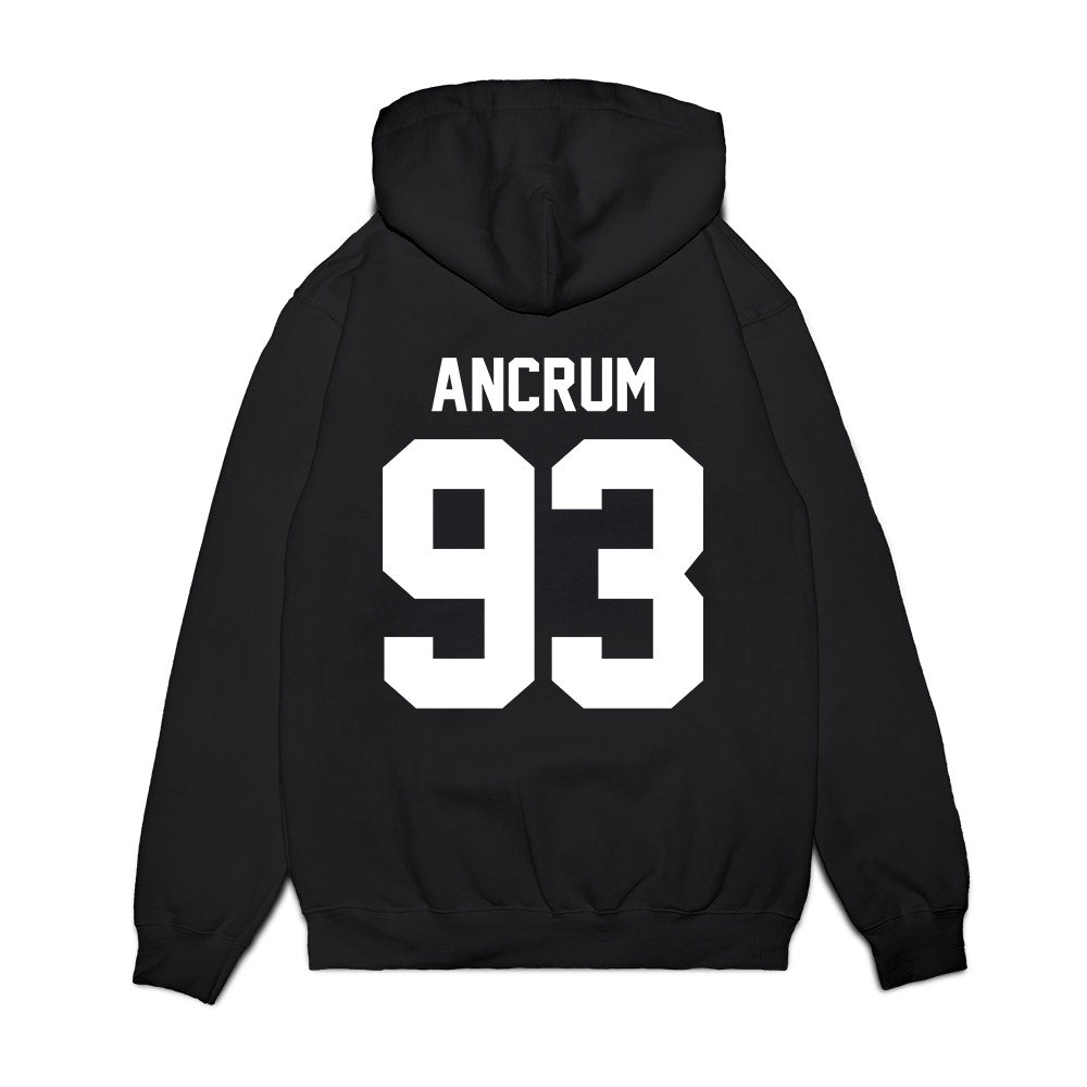 UNC - NCAA Football : Devin Ancrum - Vintage Helmet Premium Hooded Sweatshirt-1