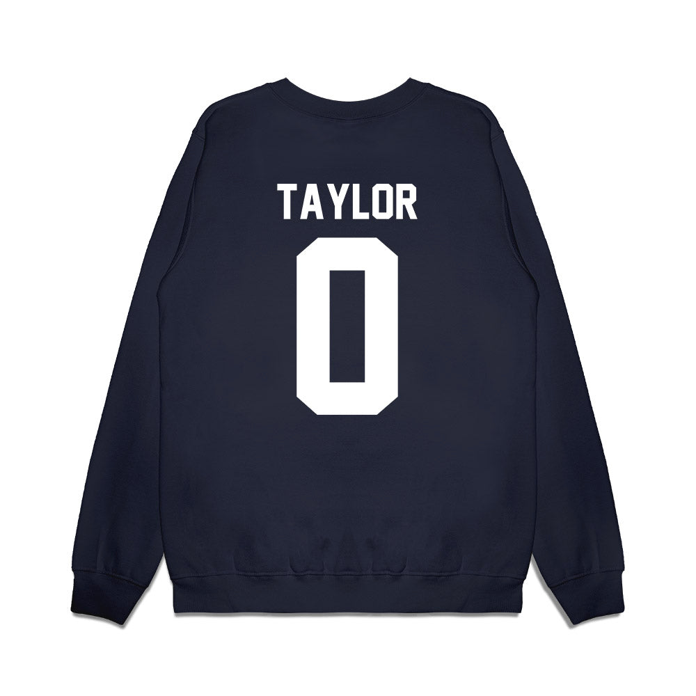 UNC - NCAA Football : Alex Taylor - Vintage Helmet Premium Crewneck Sweatshirt-1