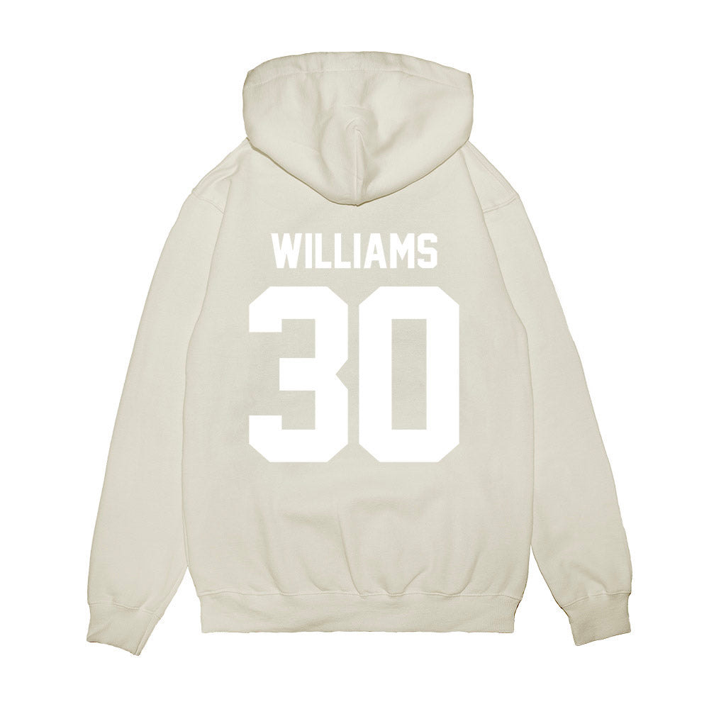 TCU - NCAA Football : Anthony Williams - Vintage Helmet Premium Hooded Sweatshirt-1