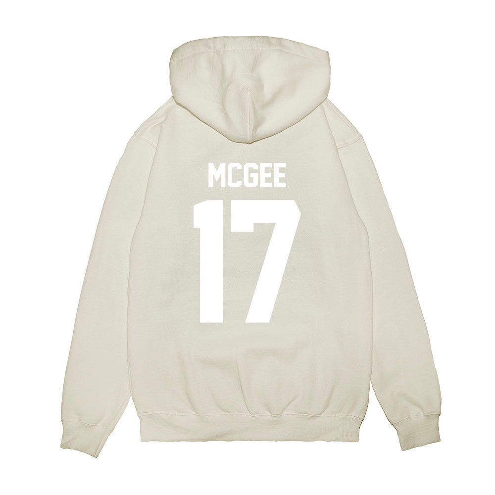 TCU - NCAA Football : DeVondre McGee - Vintage Helmet Premium Hooded Sweatshirt-1