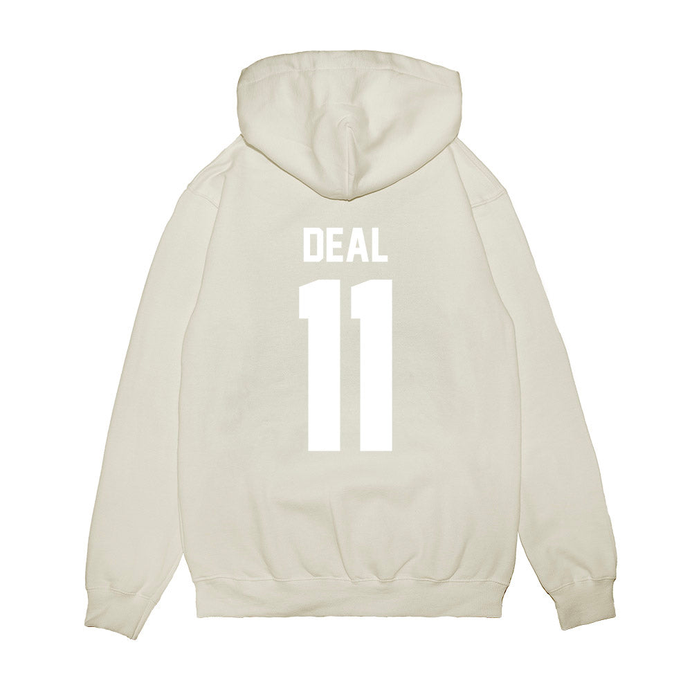 TCU - NCAA Football : Devean Deal - Vintage Helmet Premium Hooded Sweatshirt-1
