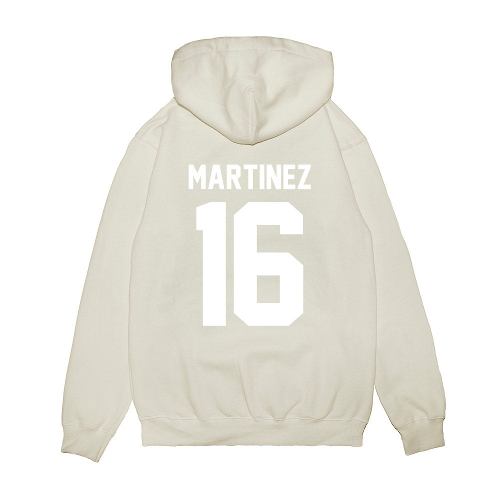 TCU - NCAA Football : Jonah Martinez - Vintage Helmet Premium Hooded Sweatshirt-1