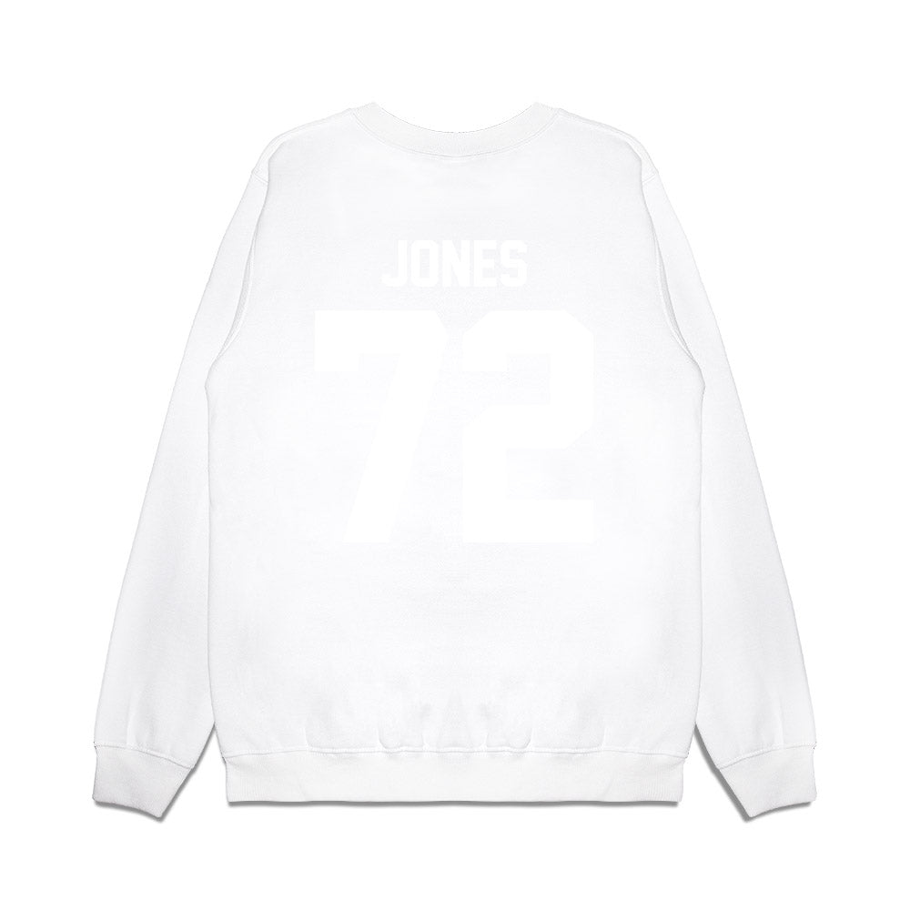 TCU - NCAA Football : Jackson Jones - Vintage Helmet Premium Crewneck Sweatshirt-1