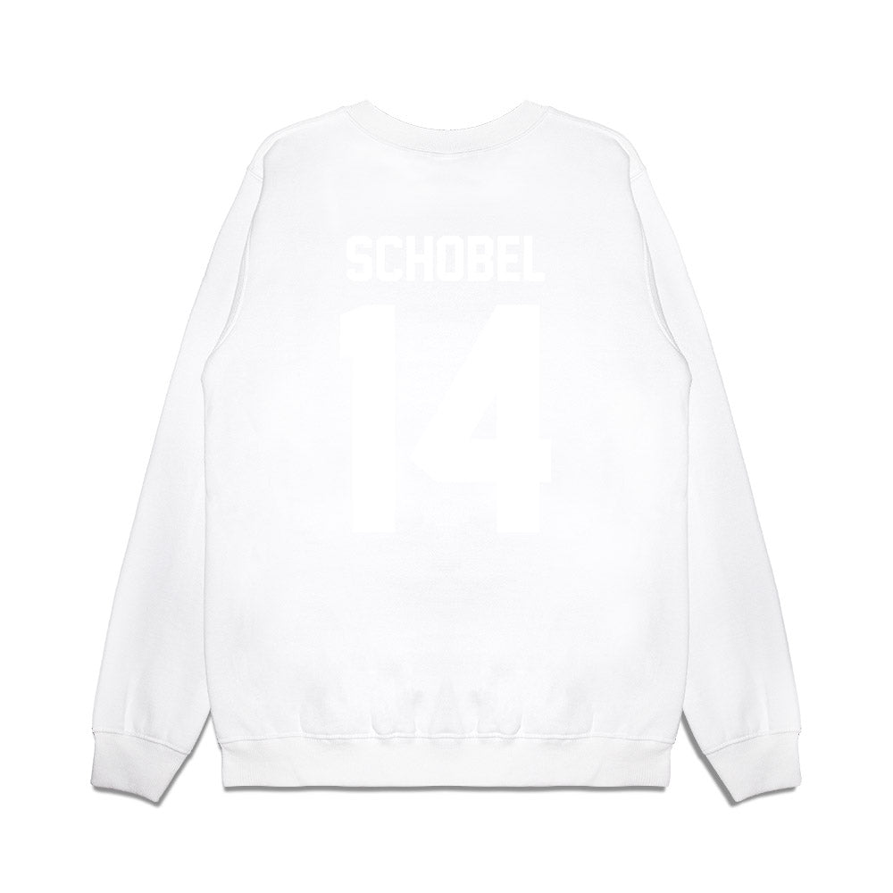 TCU - NCAA Football : John Schobel - Vintage Helmet Premium Crewneck Sweatshirt-1