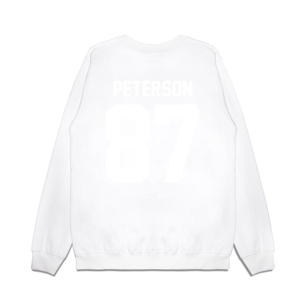 TCU - NCAA Football : Mason Peterson - Vintage Helmet Premium Crewneck Sweatshirt-1