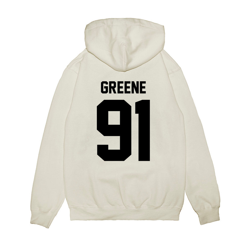 Georgia - NCAA Football : Justin Greene - Vintage Helmet Premium Hooded Sweatshirt-1