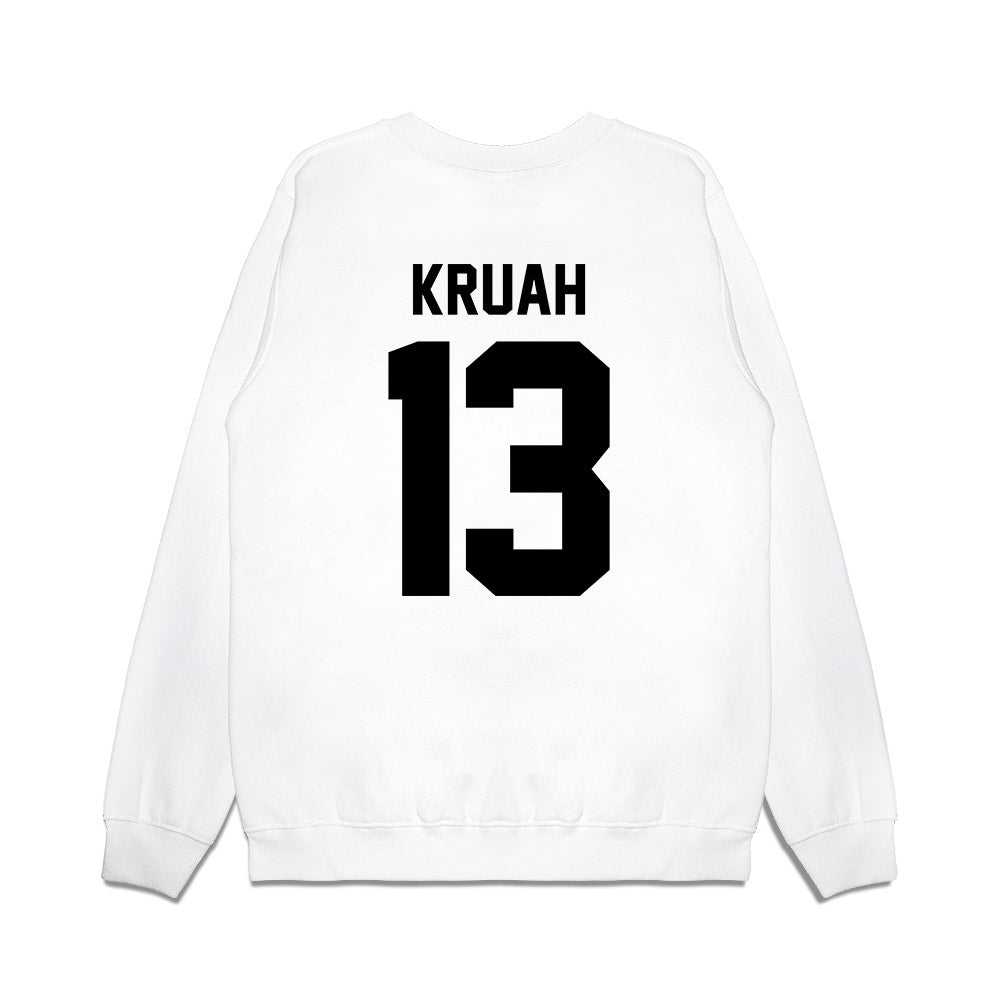 Georgia - NCAA Football : Anthony Kruah - Vintage Helmet Premium Crewneck Sweatshirt-1