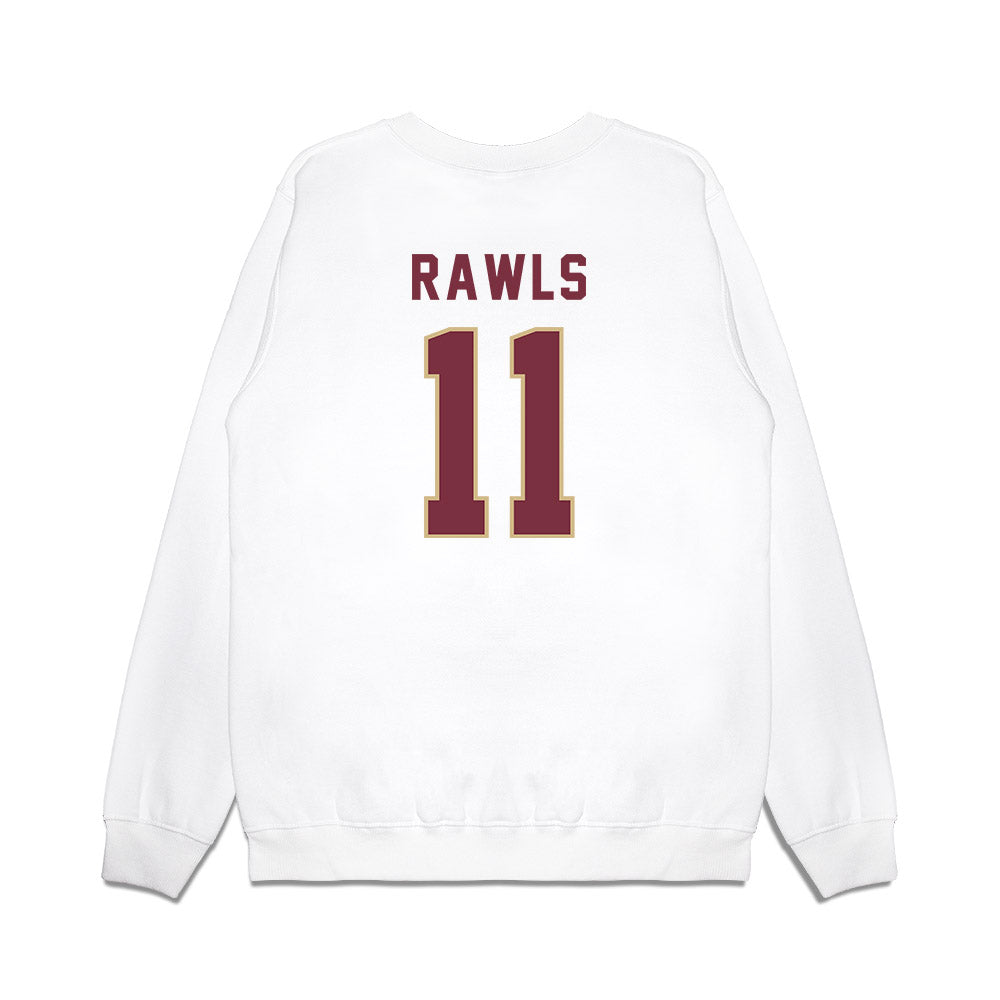 FSU - NCAA Football : Ja'Bril Rawls - Vintage Helmet Premium Crewneck Sweatshirt-1