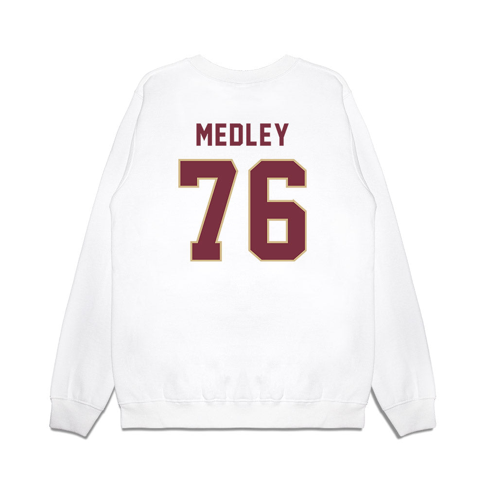 FSU - NCAA Football : Adrian Medley - Vintage Helmet Premium Crewneck Sweatshirt-1