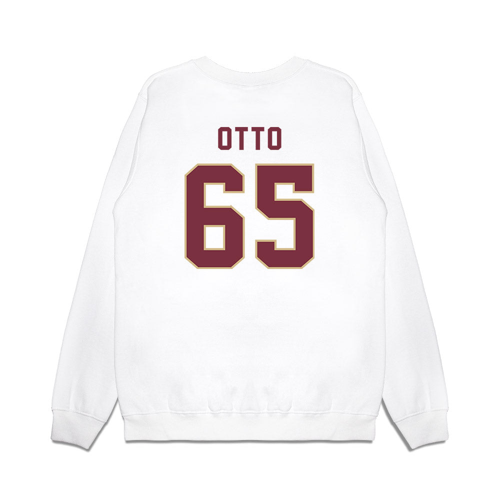 FSU - NCAA Football : Andre Otto - Vintage Helmet Premium Crewneck Sweatshirt-1