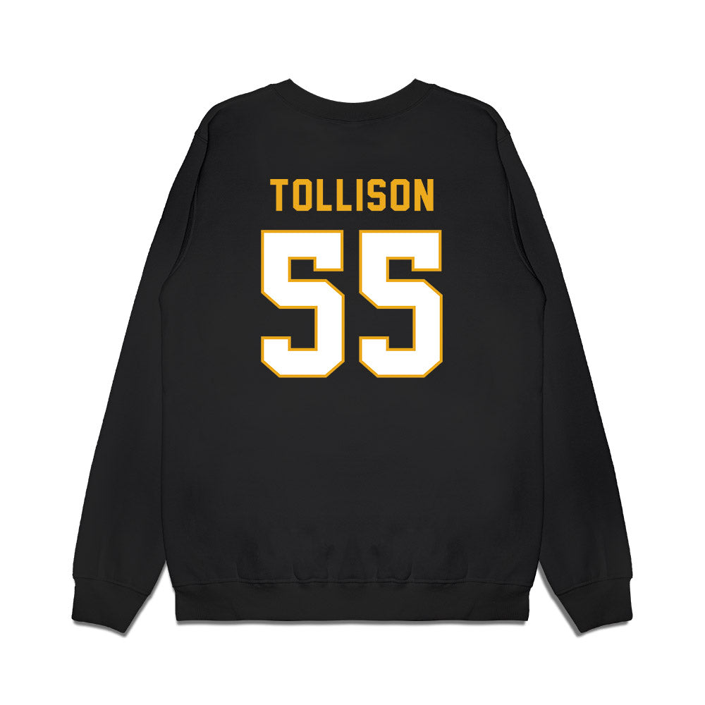 Missouri - NCAA Football : Connor Tollison - Vintage Helmet Premium Crewneck Sweatshirt-1