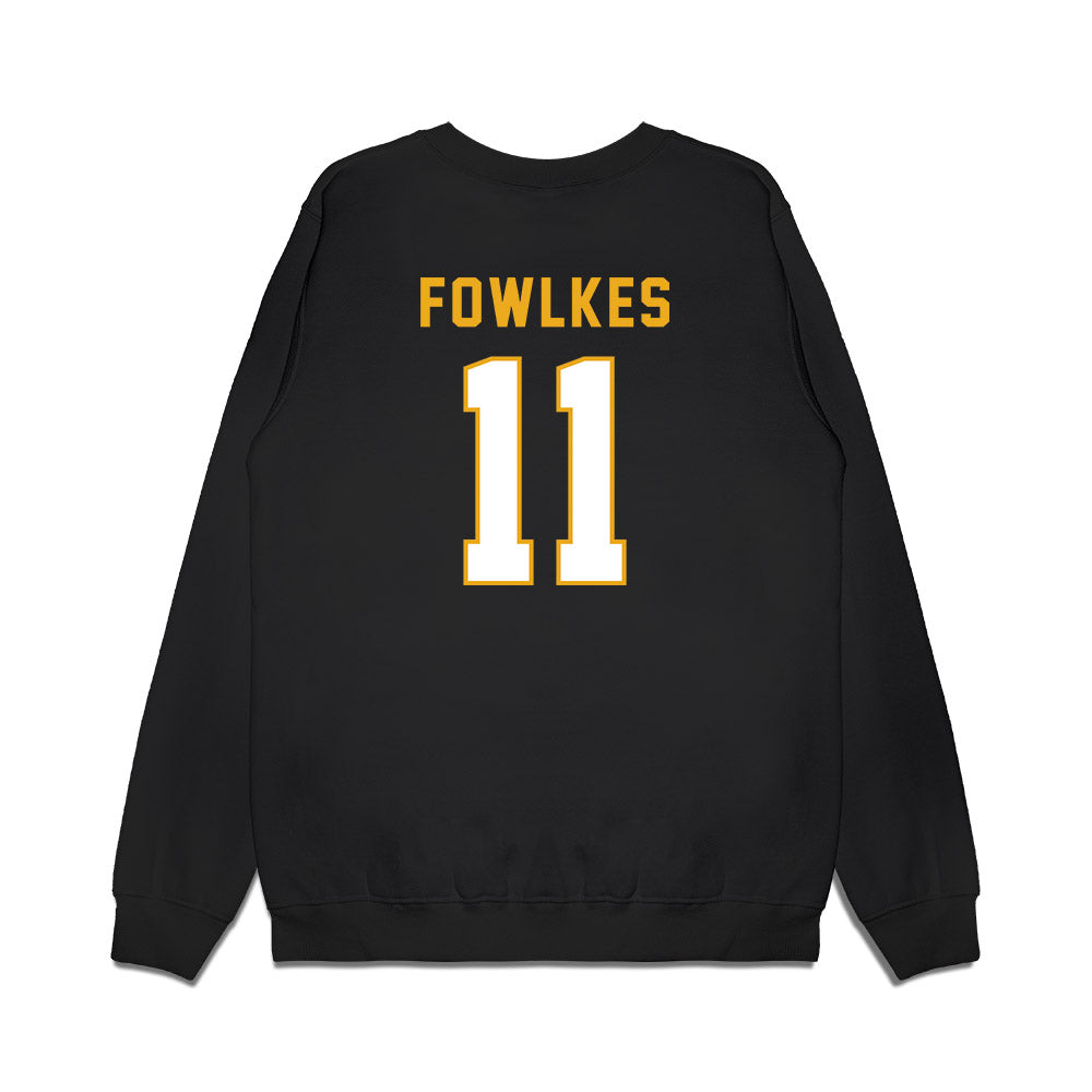 Missouri - NCAA Football : DaMarion Fowlkes - Vintage Helmet Premium Crewneck Sweatshirt-1